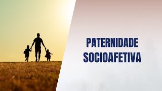 Paternidade socioafetiva [upl. by Ralat511]