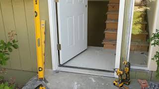 Jeld Wen Front Door Installation  Really crappy products and craftsmanship PART 1 [upl. by London]