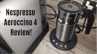 Nespresso Aeroccino 4 Milk Frother Review  Worth upgrading from the Aeroccino 3 [upl. by Eibob]