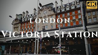 London Victoria Station Walk Through England 4K [upl. by Donell]