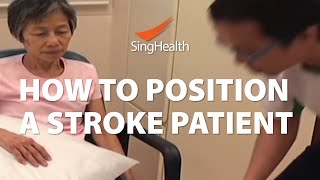 How To Position A Stroke Patient [upl. by Hgeilhsa947]