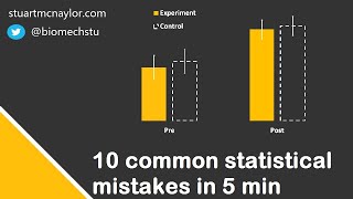 Ten Statistical Mistakes in 5 Min [upl. by Maril]