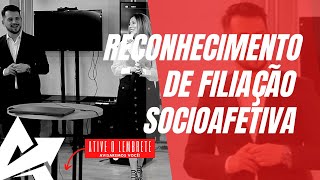 DIREITO DE FAMÍLIA Reconhecimento de filiação socioafetiva [upl. by Arretahs]