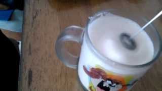 Aerolatte Review Frothing Cold Milk In Under 1 Minute [upl. by Lochner501]